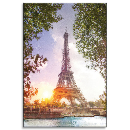 Canvas Print Eiffel Tower In The Sunlight 80x120 cm