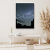 Canvas Print Nature Space Mountains Dark Night 80x120