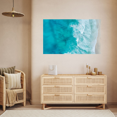 Canvas Print Waves Water Calm Ocean 100x80 cm