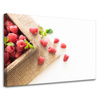 Canvas Print Freshness of Summer Raspberries Fruit Spring 90x60