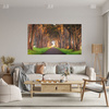 Canvas Print Path Between Trees Nature 120x80 cm