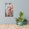 Canvas Print Woman Nature Beauty Nature 80x120 cm