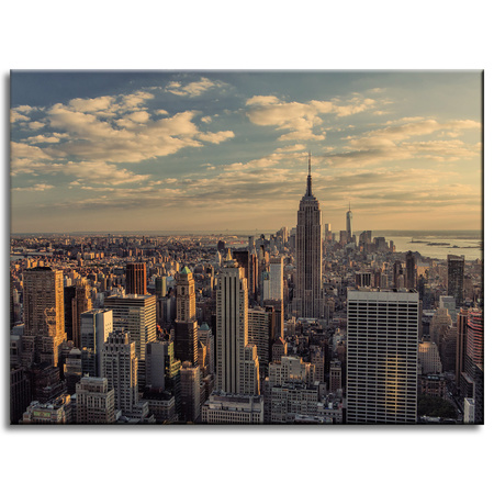 Canvas Print Architecture Sunset Manhattan 40X30 cm