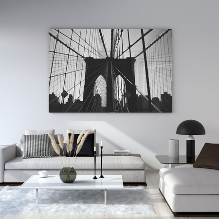Canvas Print Architecture Brooklyn Bridge 40x30 cm