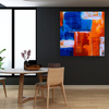 Canvas Print Abstraction Masterpiece ON Canvas 90x90
