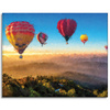 Canvas Print Oil Art Hot Air Balloons 100x80 cm