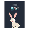 Children's poster Little One Bunny 30X40 cm + green frame