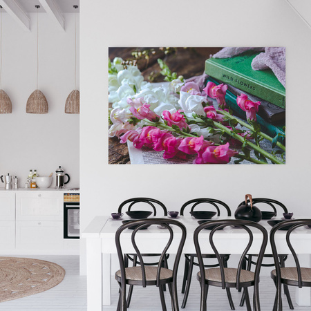 Canvas Print Botany Snapdragons 40x30 cm