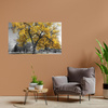 Canvas Print Black Trees Yellow Leaves 100x80 cm
