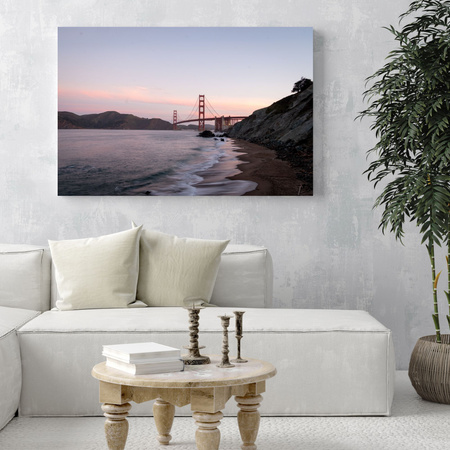 Canvas Print Architecture Golden Gate 40x30 cm