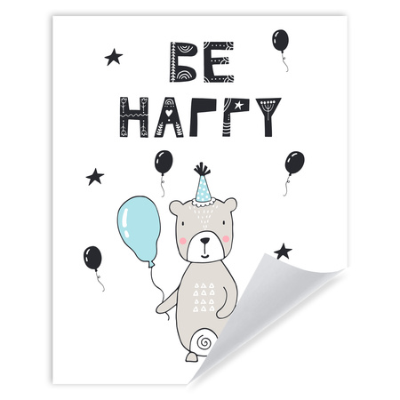 Be happy Birthday Poster 40X50 cm