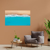 Canvas Print Beach Water Waves Blue 100x80 cm