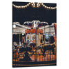 Canvas Print Carousel At Night Lights Amusement Park 80x120