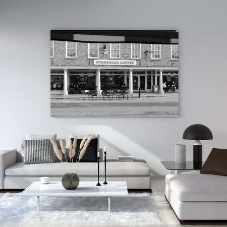 Canvas Print Architecture Starbucks coffee 40x30 cm