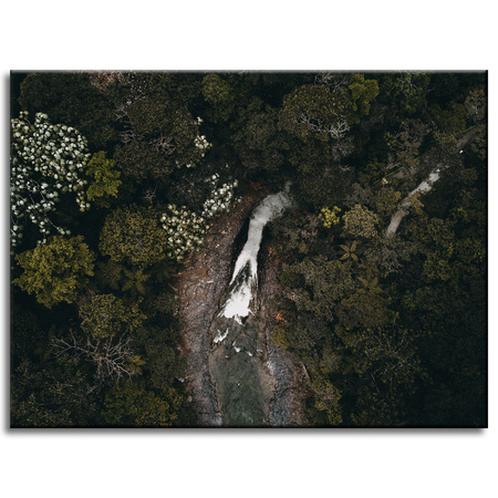 Canvas Print Nature Waterfall from a bird's eye view 40x30 cm