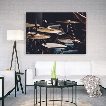 Canvas Print Music Percussion Drums 90x60