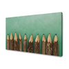 Canvas Print Colored Crayons 90x60