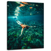 Canvas Print People Ocean Diving 30x40 cm