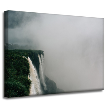 Canvas Print Nature Mountains Waterfall 40x30 cm