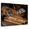 Canvas Print Vintage Clock 40x30 cm