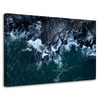 Canvas Print Nature Waves Sea Rocky Beach 90x60