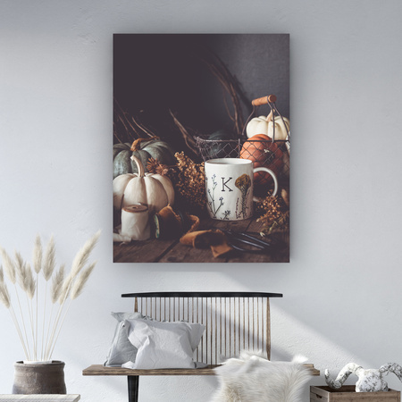Canvas Print Pumpkins Retro Vintage Autumn 80x120