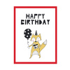 Birthday Poster Happy birthday 21X29.7 cm + red frame