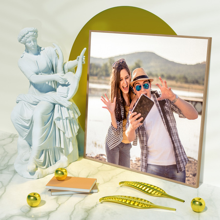 Your photo on the 40x40 cm designer poster