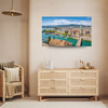 Canvas Print Pastel City Art Summer Landscape 100x80 cm