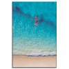 Canvas Print Kayak Beach People Rest 80x120 cm