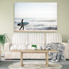 Canvas Print Surfing Sea Water Summer Beach 90x60