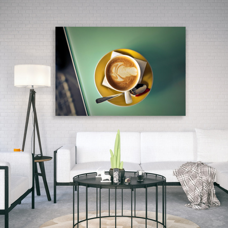 Canvas Print Coffee Vintage Stylish Cafe 90x60