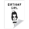Birthday Poster Birthday girl 21X29.7 cm