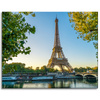 Canvas Print Architecture Eiffel Tower 100X80 cm