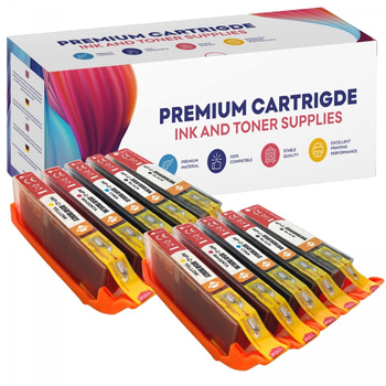 10x Replacement Ink Cartridges for Canon Pixma TS6150 TS6151 TR7550 TR8550 - GP-C580CMYKx2 PREMIUM SET