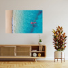 Canvas Print Rest People Beach Water 100x80 cm