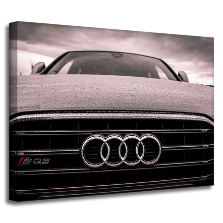 Canvas Print Youth Car Audi 40x30 cm