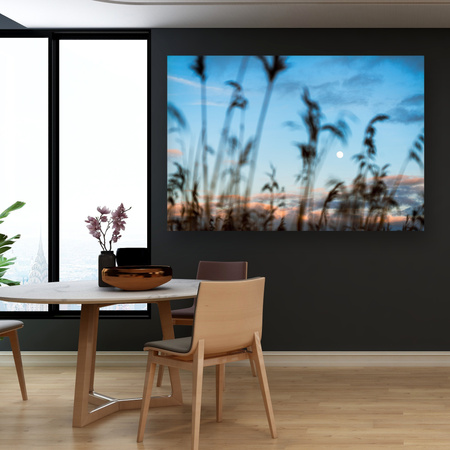 Canvas Print Nature Glade Meadow Sunrise 120x60