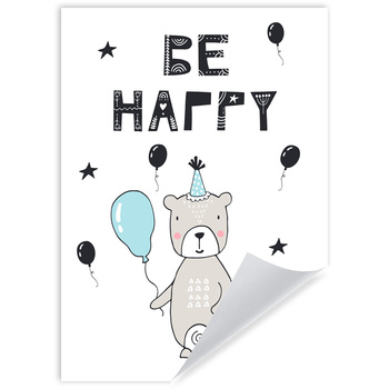 Be happy Birthday Poster 21X29.7 cm