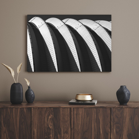 Canvas Print Abstraction Abstraction building 40x30 cm