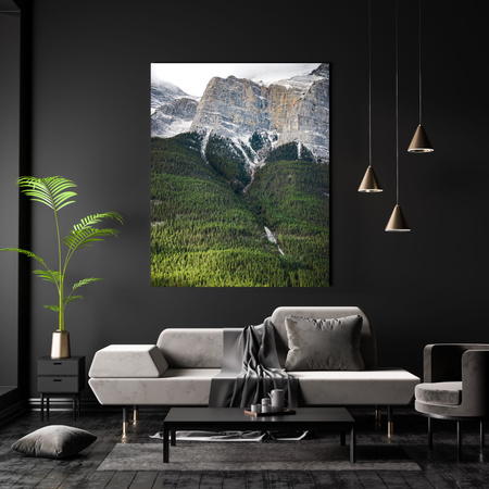 Canvas Print Nature Mountain View 30x40 cm