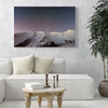 Canvas Print Space Starry Sky Over the Peaks 40x30 cm