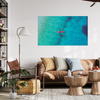 Canvas Print Kayak People Sun Water Holidays 100x80 cm
