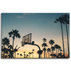 Canvas Print Youth Basketball Sunset 90x60