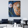 Canvas Print Bread Garlic Breakfast Rosemary Vintage 80x120