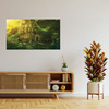 Canvas Print Tree House Oil Art 100x80 cm