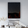 Canvas Print Nature Forest Night Mountains Abstract Trees 80x120
