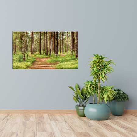 Canvas Print Path in the Forest Trees Nature 120x80 cm