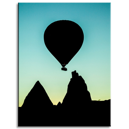 Canvas Print Nature Balloon Flight 30x40 cm