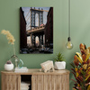 Canvas Print Architecture New York Bridge 30x40 cm